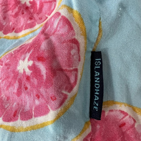 Island Haze Grapefruit Print Men's Shirt - Picture 4 of 4